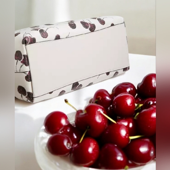 πCoach Station Tote Bag With Cherry Print. Brand New!!π - Picture 5 of 15